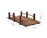 Wooden Garden Bridge 160cm