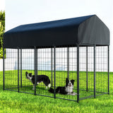 Large shaded dog kennel play pen with free delivery