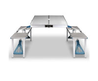 Portable Folding Camping Table and Chair Set 85cm with free Delivery