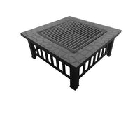 Outdoor Fire Pit and BBQ 81cm Square with Free Delivery