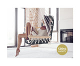 Hammock Swing Chair Grey With Pillow with Free Delivery