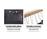 Hammock Swing Chair Grey With Pillow with Free Delivery