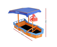 Timber Pirate Ship Boat Sandpit with Free Shipping